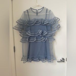 Tularosa - Wyatt Dress in Vintage Blue | Size Medium